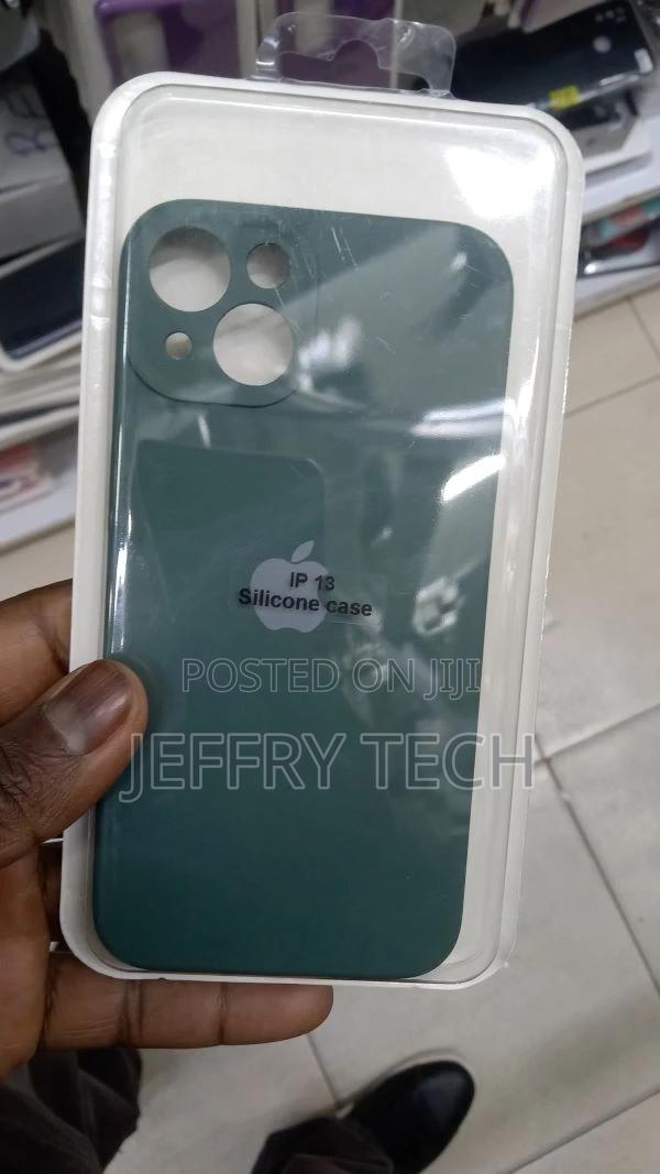 Silicone Case for iPhone 13 Dark Green - main view
