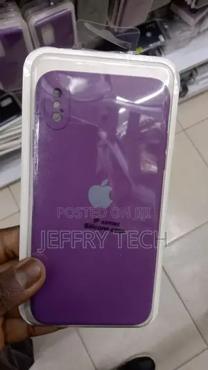iPhone Xs Max Case Silicone, Liquid Silicone Rubber Purple