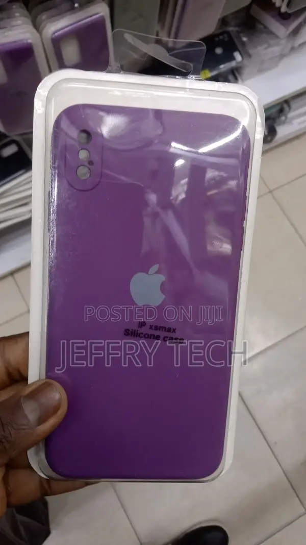 iPhone Xs Max Case Silicone, Liquid Silicone Rubber Purple