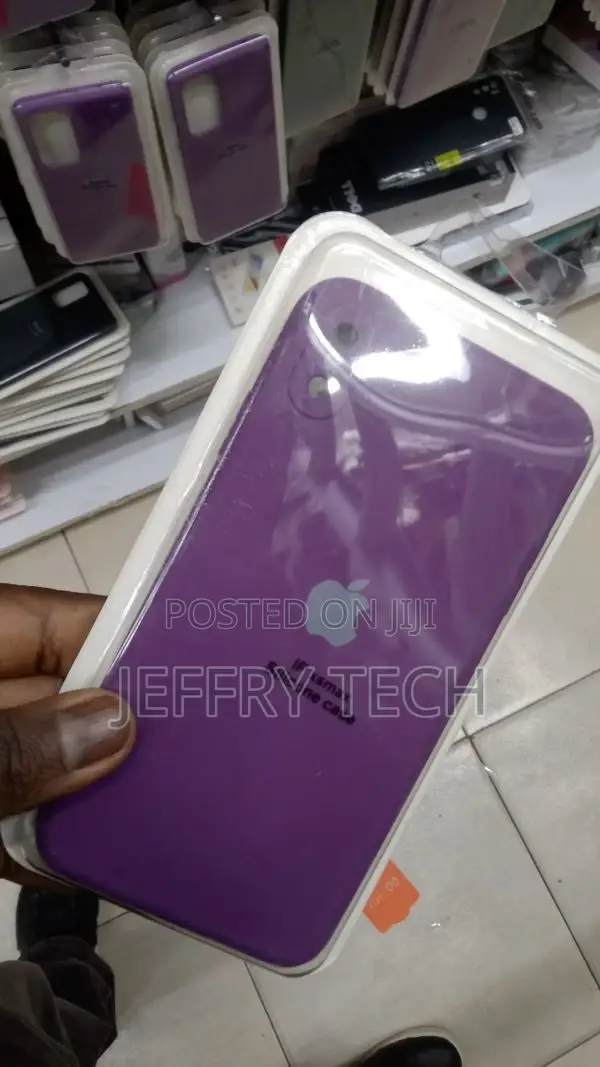 iPhone Xs Max Case Silicone, Liquid Silicone Rubber Purple