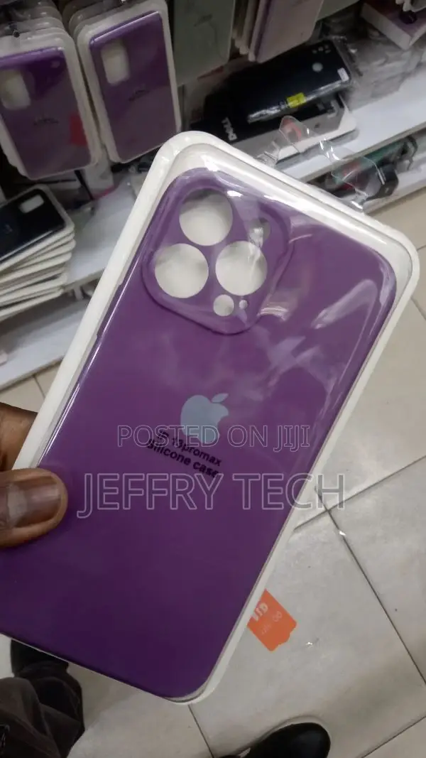 Silicone Case Cover for Apple iPhone 13 Pro Max - Purple