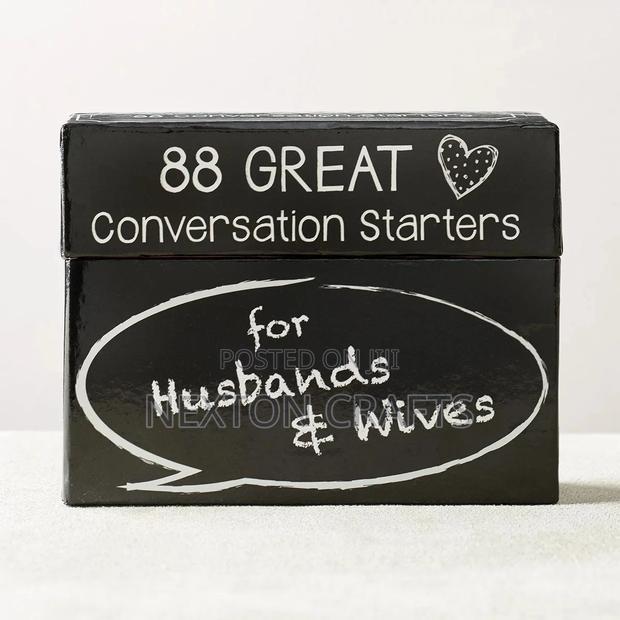 Cards 88 Great Conversation Starters For Husband And Wives - main view
