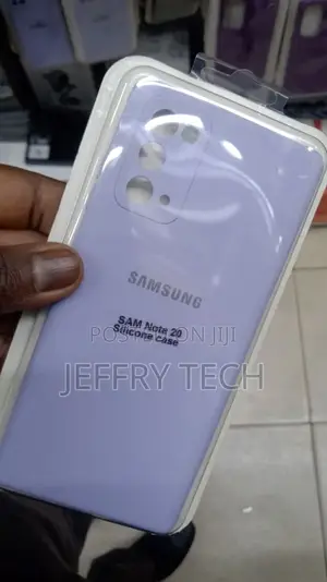 Back Mobile Cover for Samsung Galaxy Note 20 Silicone Purple