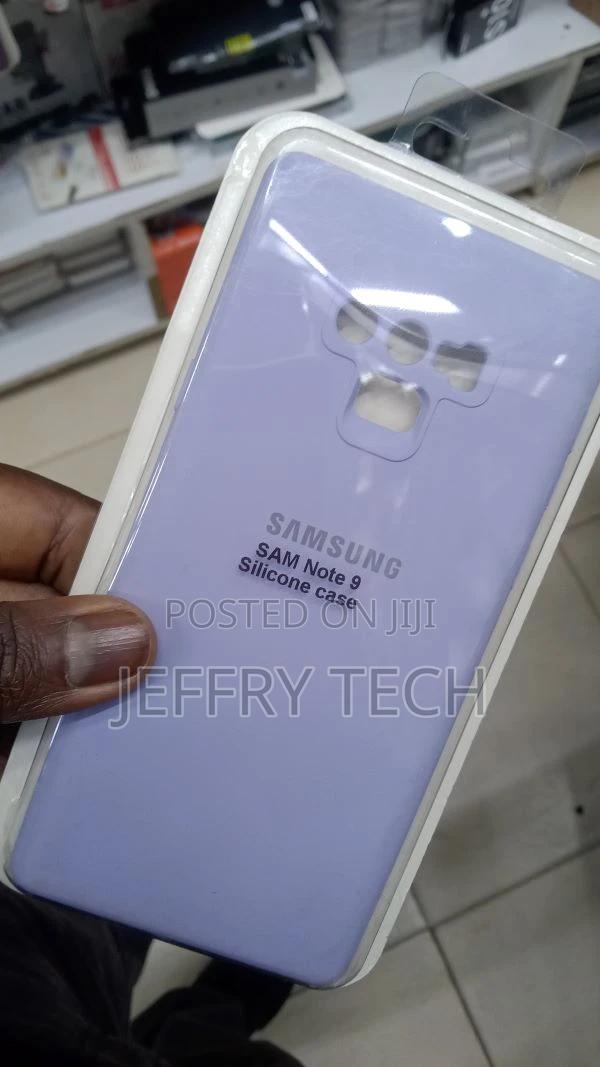 Samsung Galaxy Note 9 Case Original Samsung Silicone Purple - thumbnail 3