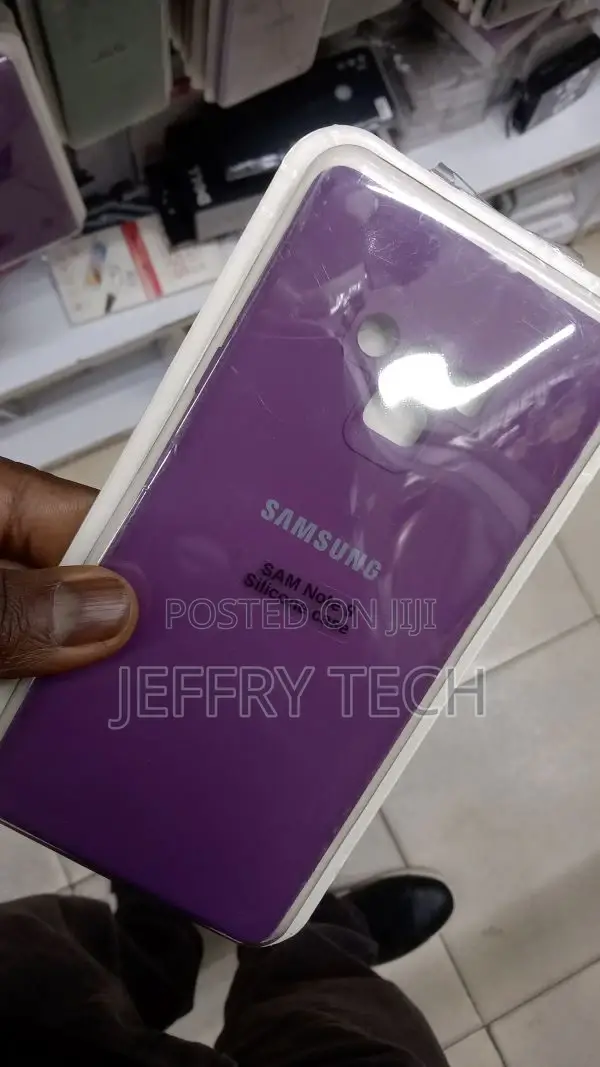 Samsung Note 9 Liquid Silicone Gel Rubber PURPLE Case PU