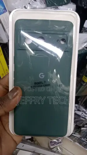 Silicone Case for Google Pixel 7 Liquid Gel Rubber Green