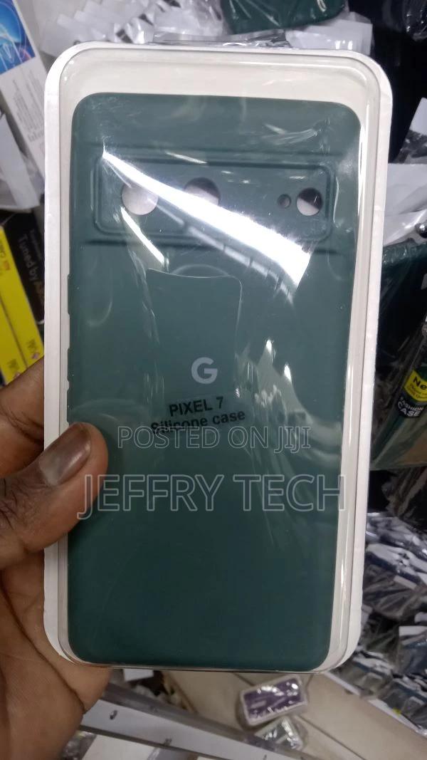 Silicone Case for Google Pixel 7 Liquid Gel Rubber Green
