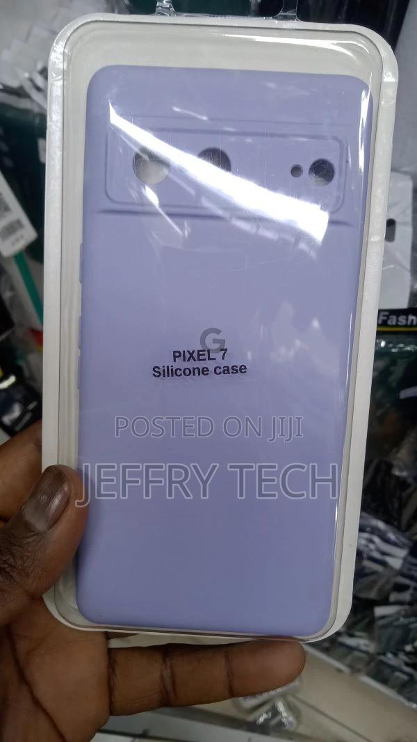 Google Pixel 7 Case,Shockproof Liquid Silicone Cover Purple - main view