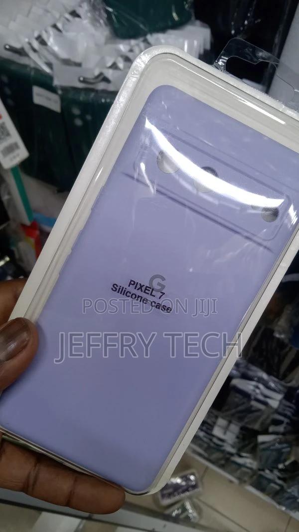 Google Pixel 7 Case,Shockproof Liquid Silicone Cover Purple - thumbnail 3