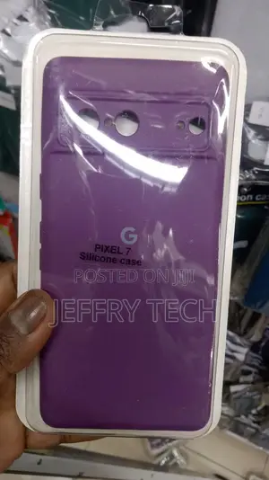 Silicone Case Designed for Google Pixel 7 Dark Purple