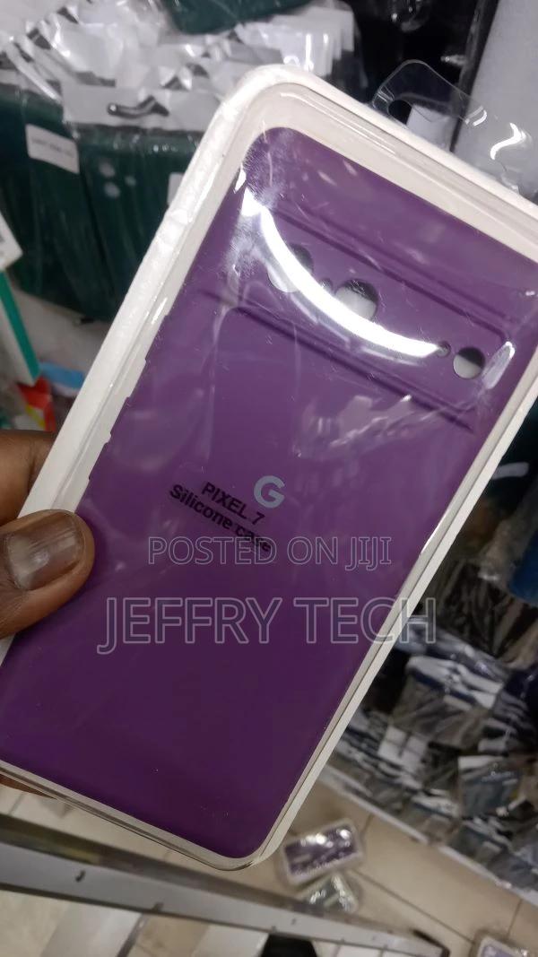 Silicone Case Designed for Google Pixel 7 Dark Purple - thumbnail 3
