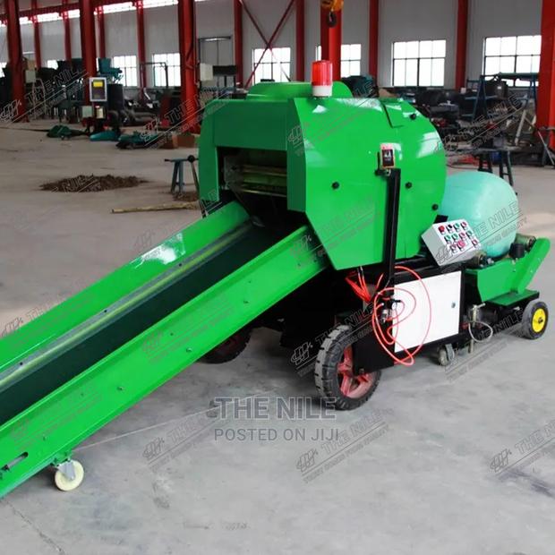 Silage Baler and Wrapper Grass Hay Silage Baler Machine For - main view
