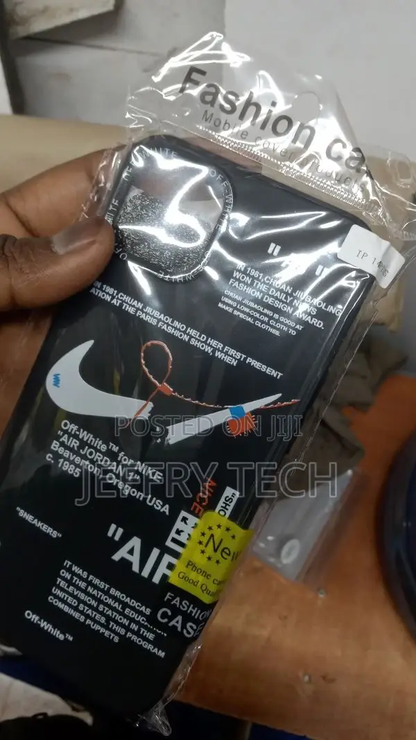 iPhone 14 Plus Premium Black Case- Nike Air