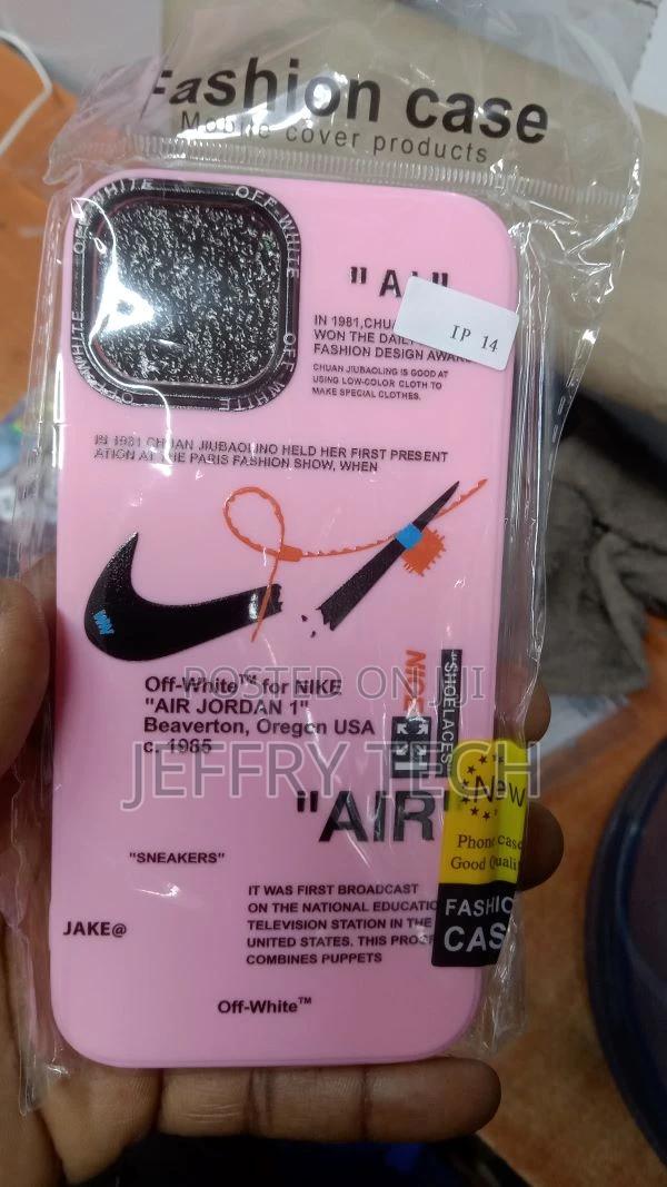 Pink, iPhone 14 Plus Nike Logo TPU Case for Apple iPhone 13 - main view