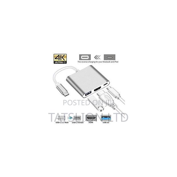 3 in 1 TYPE C USB3.0 + USB-C PD Adapter