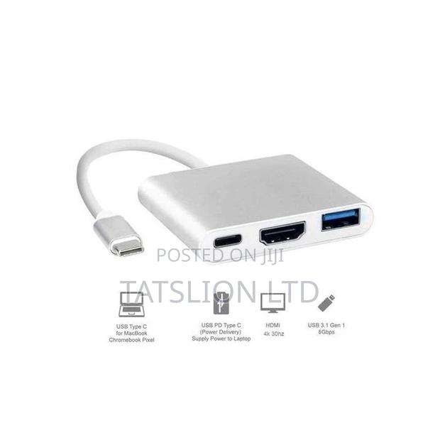 Type-C to HDMI 3 in 1 Adapter