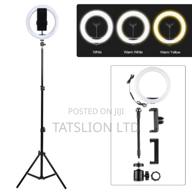10 Inch LED Ring Light Plus Tripod - main view