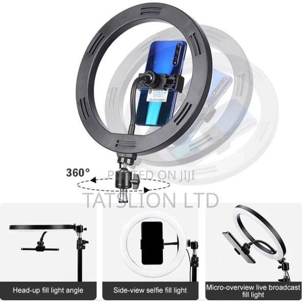 10 Inch LED Ring Light Plus Tripod - thumbnail 2