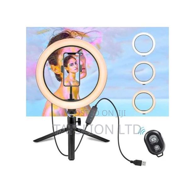 10"Ring Fill Light LED Dimming With Stretch Tripod. - thumbnail 2