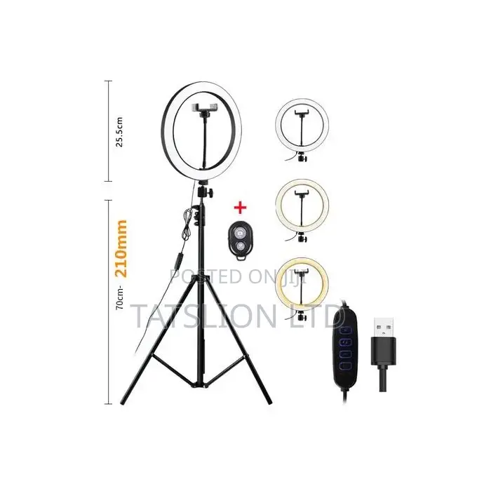 12 Inch Ring Light With 2M Tripod Stand + Remote