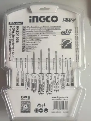 Ingco Screwdriver Precision Screwdriver Set 10pc