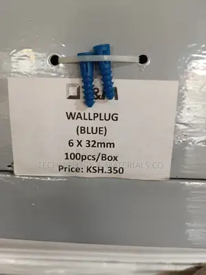 Wallplugs 6mm {100pcs Per Pkt}