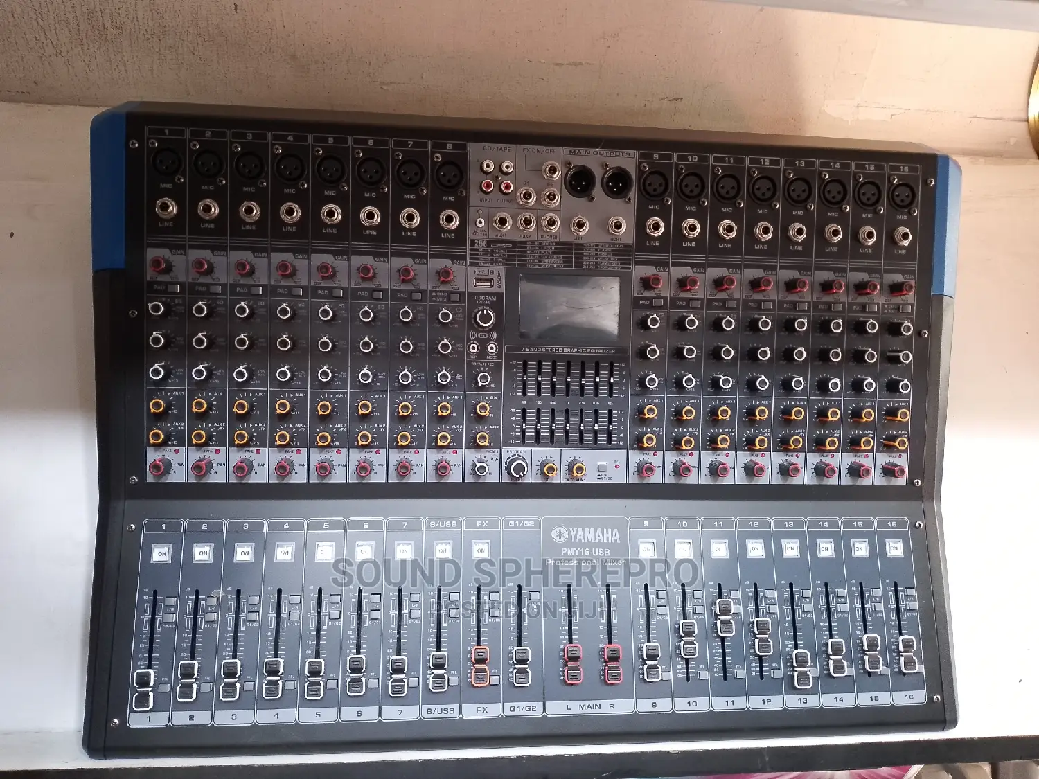 Yamaha PMY16- USB Channel Powered Mixer