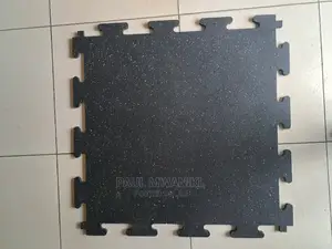 Gym Rubber Floor Mats, 980mm×980mm×15mm.