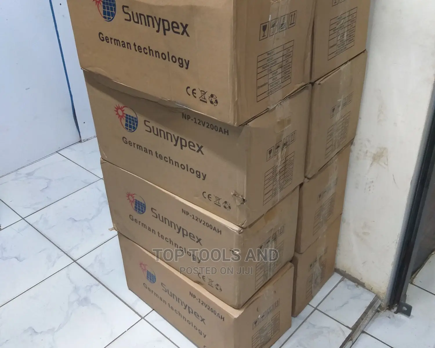 Sunnypex 12v200ah Deep Cycle Solar Gel Battery