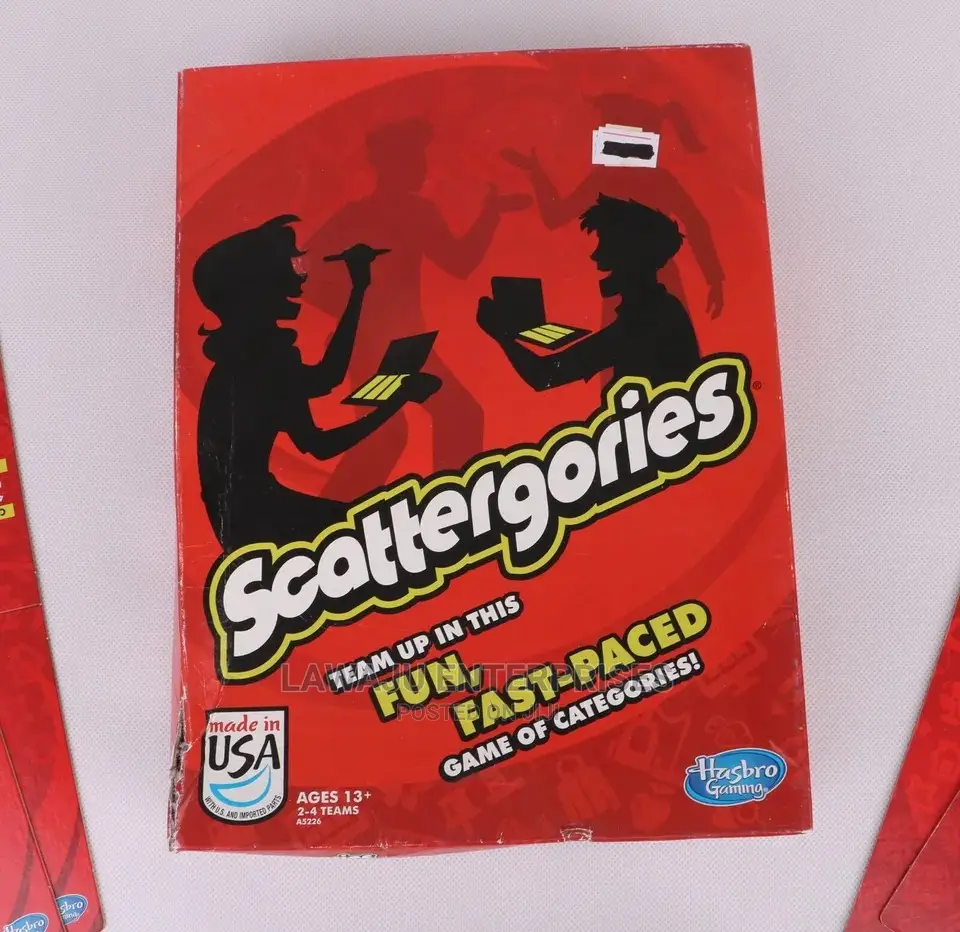 Scattegories Fun Fast Paced Game of Categories for Teams
