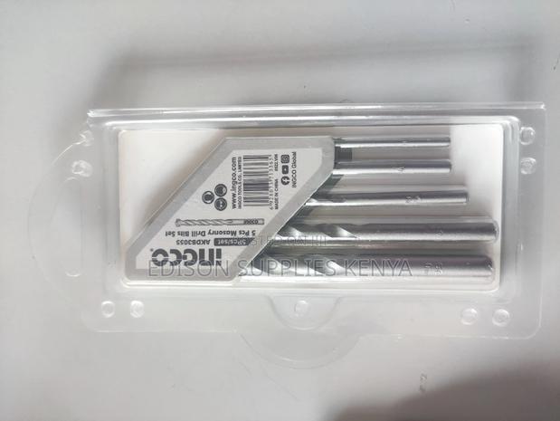 INGCO 5pcs Masonry Drill Bits Set AKDB3055 Concrete Drillbit - thumbnail 2