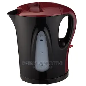 Cordless Electric Kettle 1.7 Liters Black and Red- Rm/609