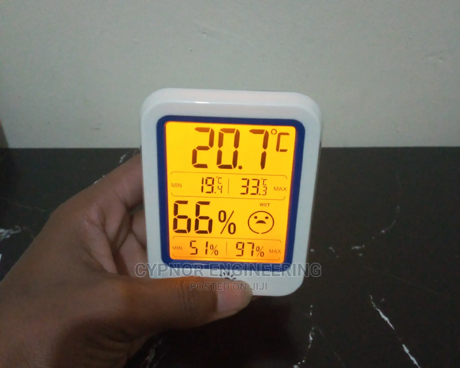 High Range Digital Hygrometer