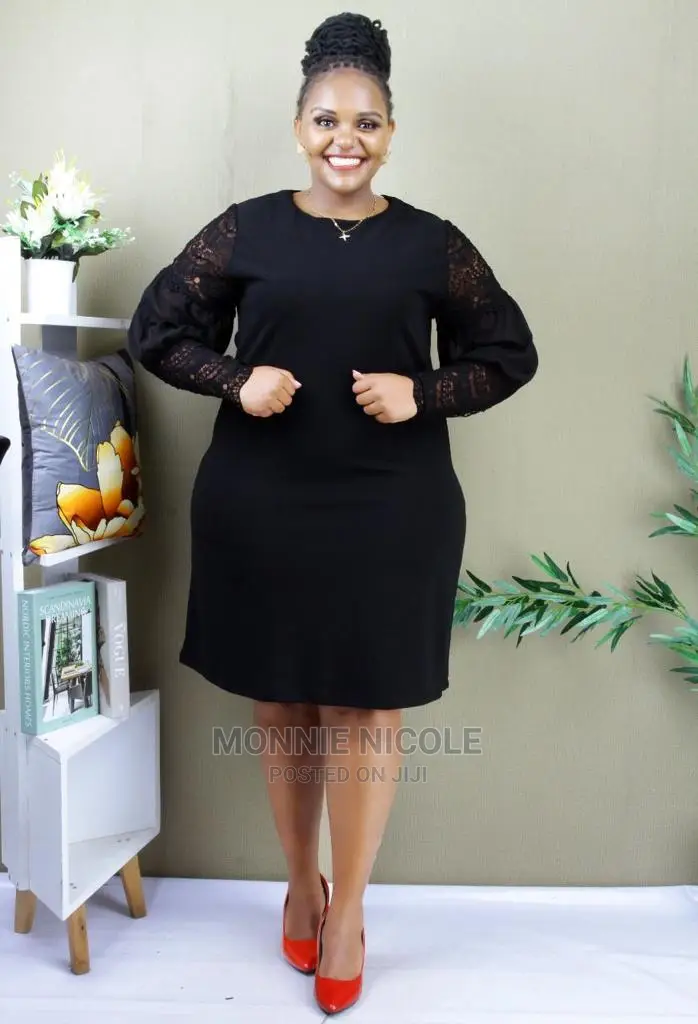 Black Shift Dress/ Maternity Dress