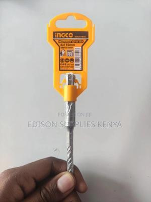 INGCO Hammer Drill Bit SDS Plus 6*110mm DBH1210601 - thumbnail 2