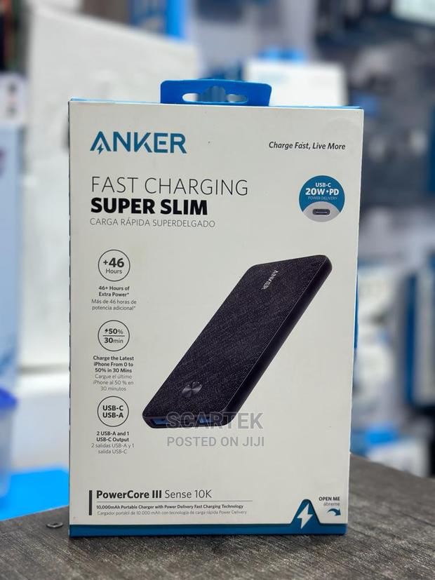 Anker Fast Charging Super Slim Powercore III Sense
