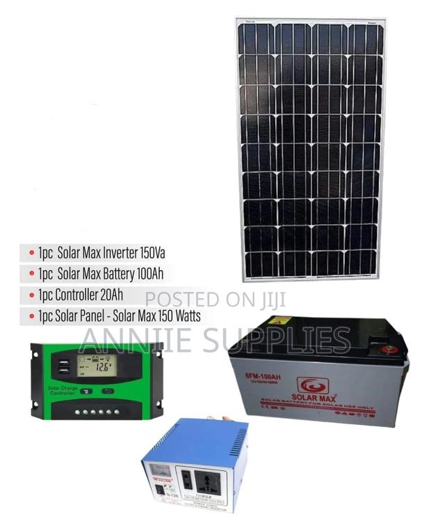 150W Solar Panel + 100ah Battery + 150W Inverter = 20A Contr
