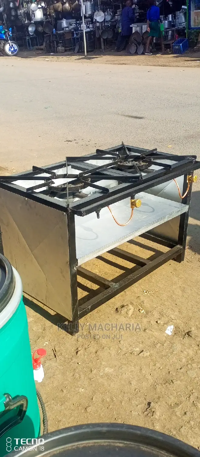 Commercial Two Burner Gas Grill Jikos