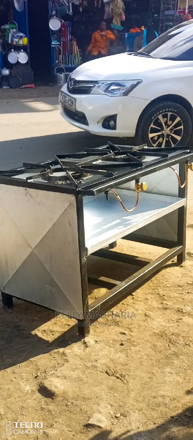 Commercial Two Burner Gas Grill Jikos