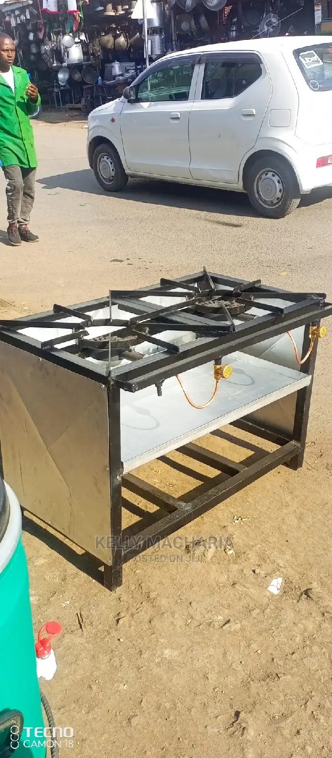 Commercial Two Burner Gas Grill Jikos