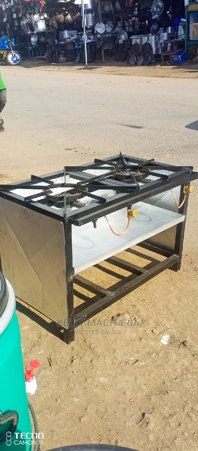Commercial Two Burner Gas Grill Jikos