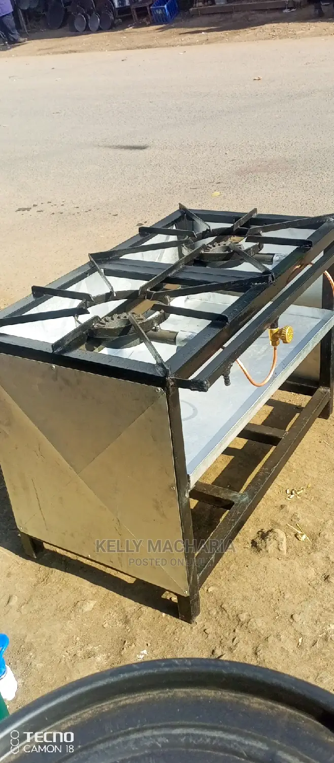 Commercial Two Burner Gas Grill Jikos