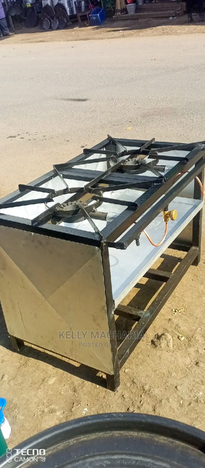 Commercial Two Burner Gas Grill Jikos