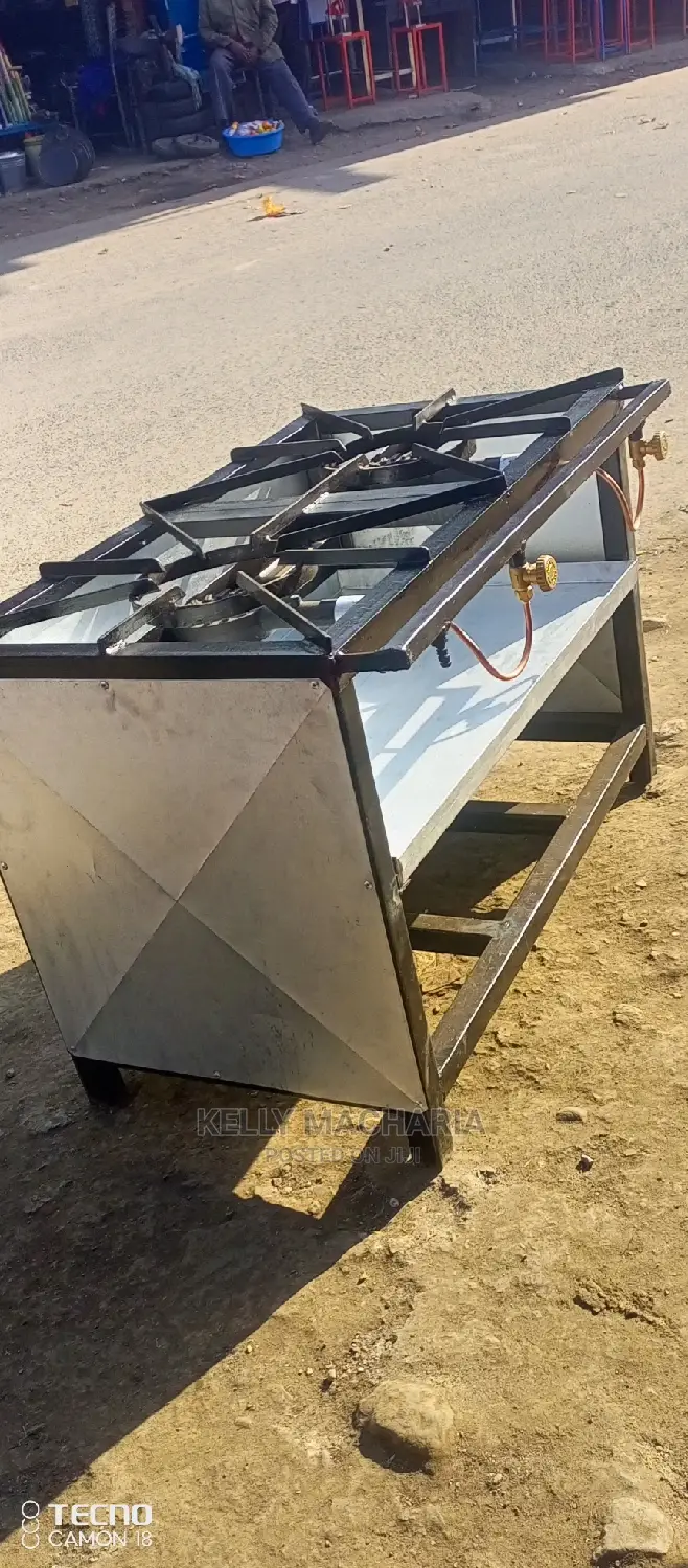 Commercial Two Burner Gas Grill Jikos