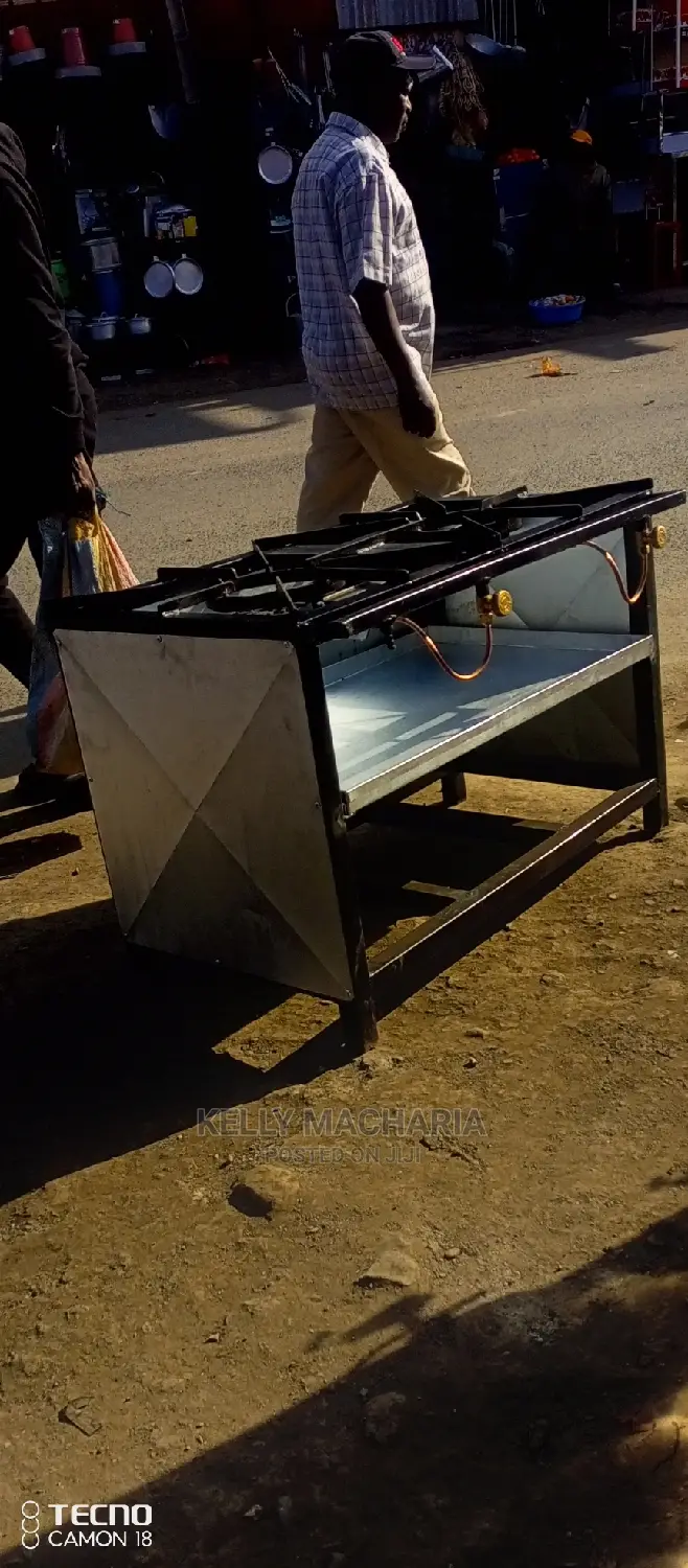 Commercial Two Burner Gas Grill Jikos