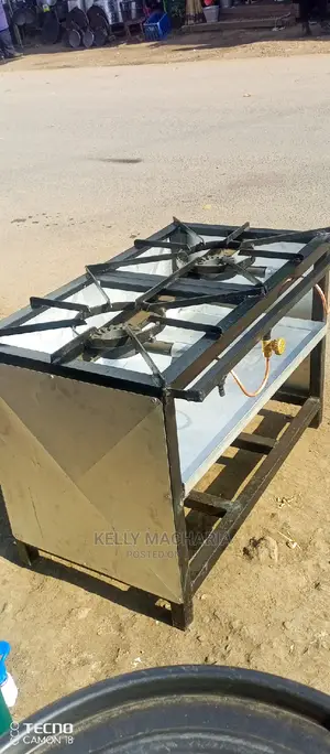 Closed Two Burner Gas Grill Jikos