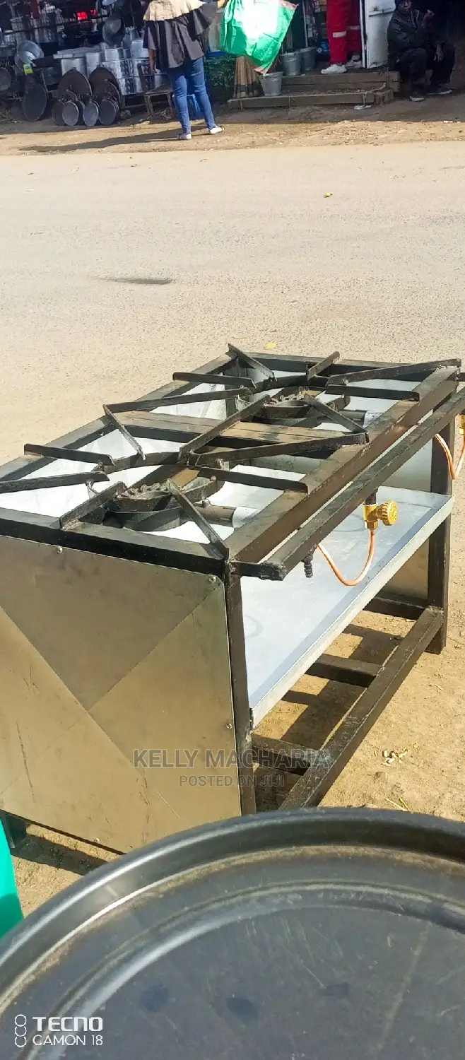 Closed Two Burner Gas Grill Jikos