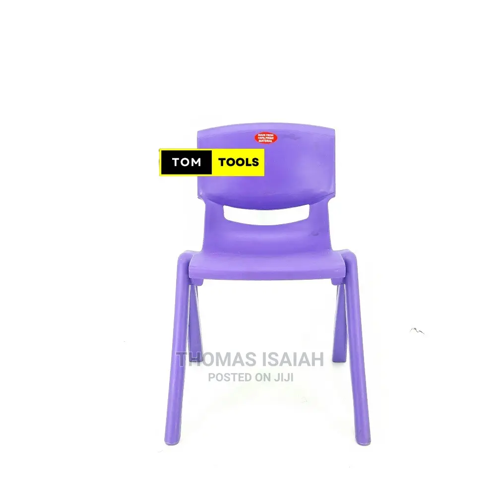 Purple Molded Heavy Duty Stackable Kids Chair