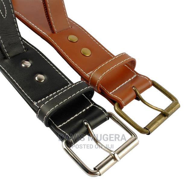 Quick Control Real Leather Dog Collar With Handle Dog - thumbnail 5
