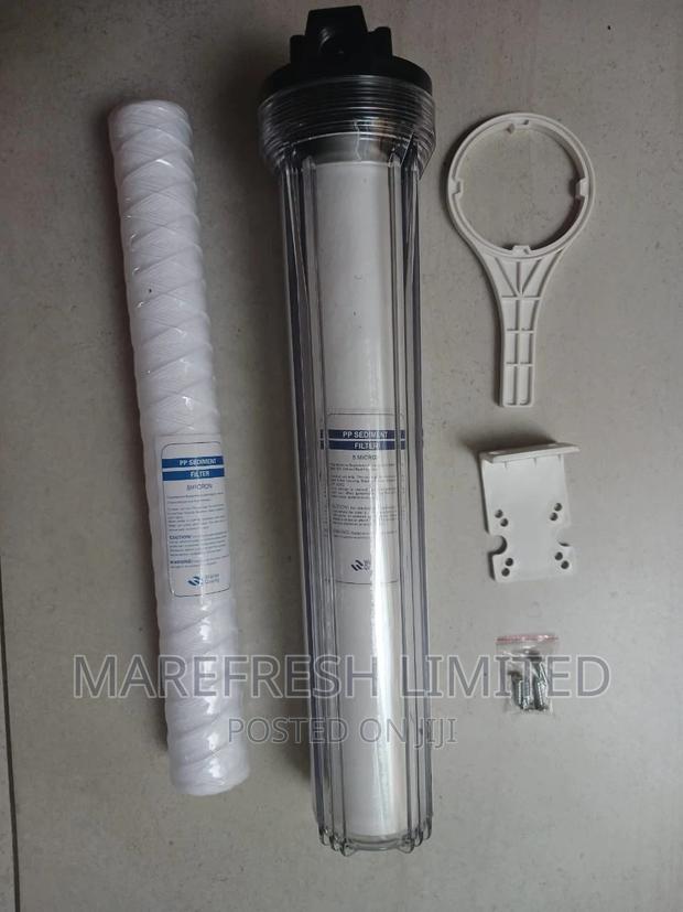 20 Inch Clear Water Filter Housing - main view